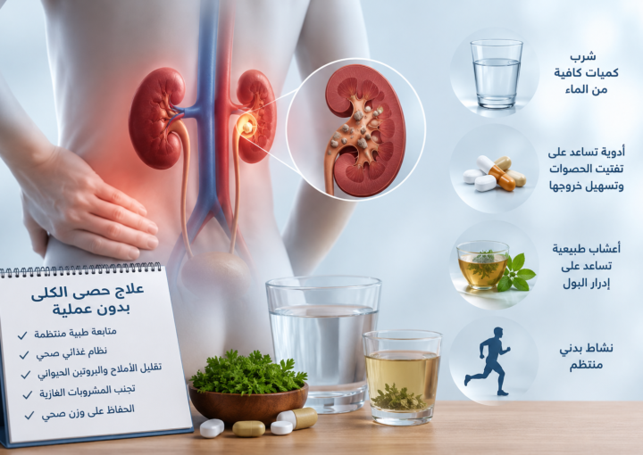 علاج حصى الكلى بدون عملية