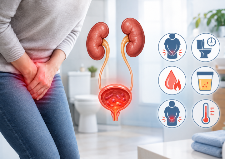 أعراض التهاب المسالك البولية
